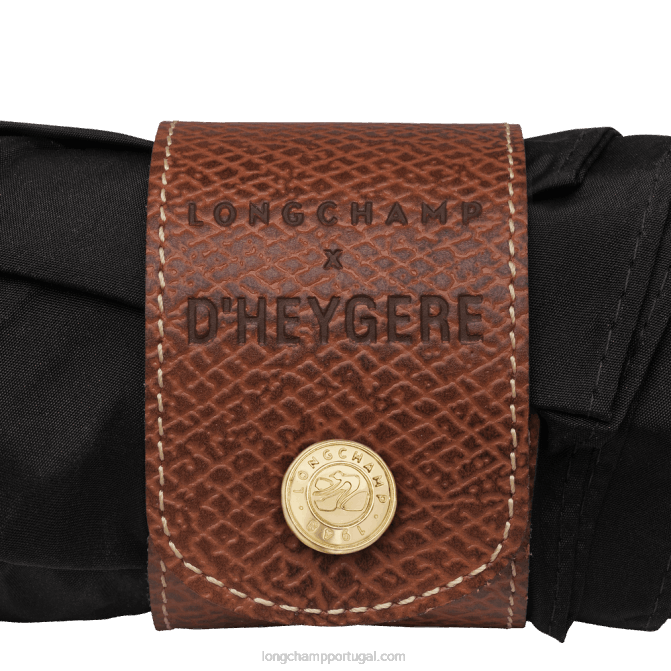 Longchamp 6DPZ962 preto homens x d\'heygere guarda-chuva