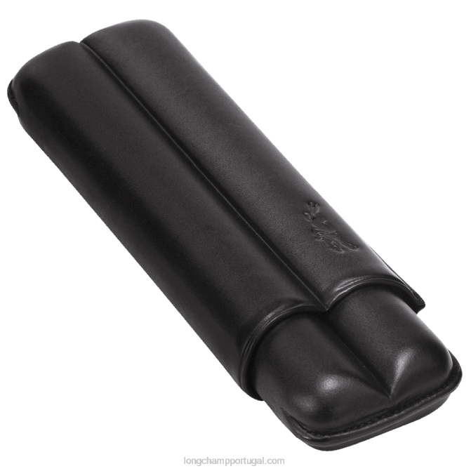 Longchamp 6DPZ1135 preto homens caixa de charutos de outras linhas