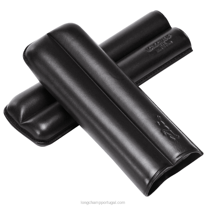 Longchamp 6DPZ1135 preto homens caixa de charutos de outras linhas