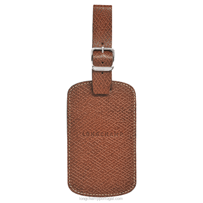 Longchamp 6DPZ857 marrom homens etiqueta de bagagem boxford