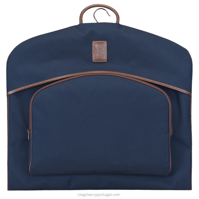 Longchamp 6DPZ860 azul homens capa de roupa boxford