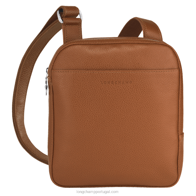 Longchamp 6DPZ1087 caramelo homens bolsa transversal le folonne xs
