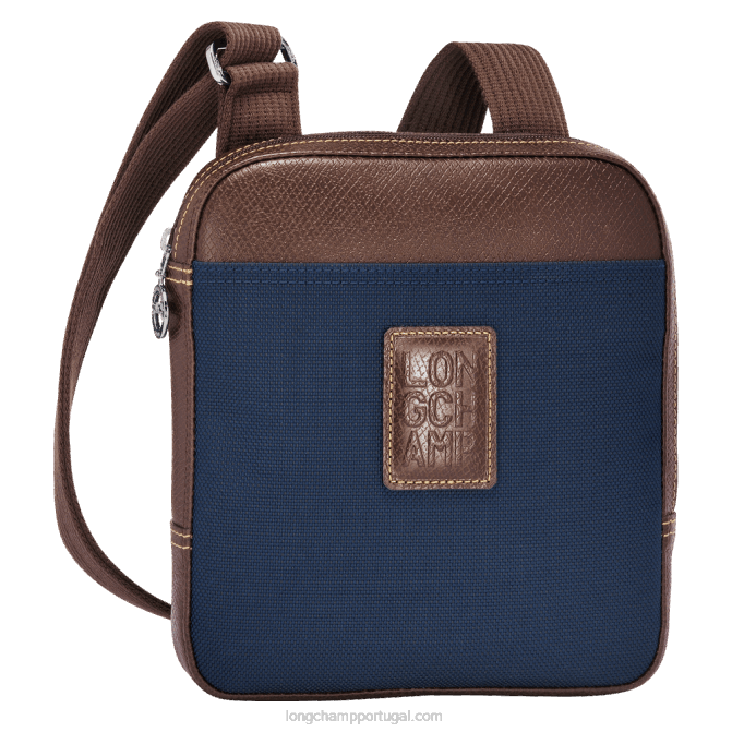 Longchamp 6DPZ1109 azul homens bolsa transversal boxford xs