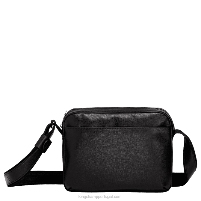 Longchamp 6DPZ1115 preto homens bolsa transversal Le Folonne