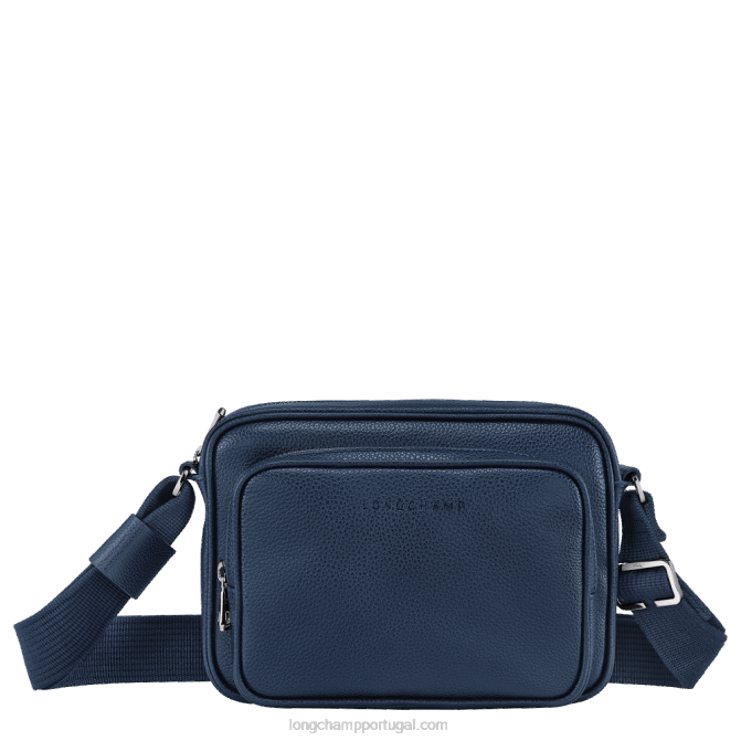 Longchamp 6DPZ1118 marinha homens Bolsa para câmera Le Foulonne s