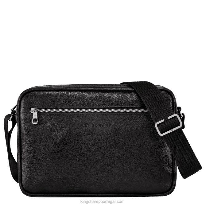Longchamp 6DPZ1119 preto homens Bolsa para câmera Le Foulonne m