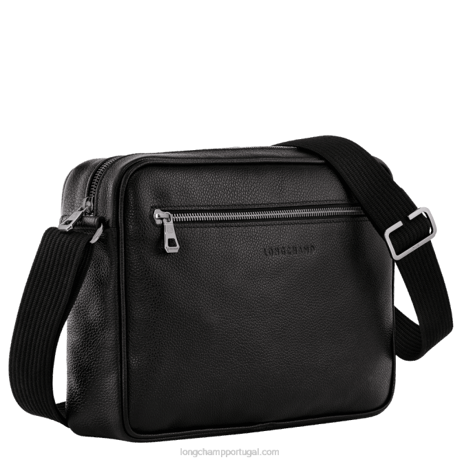 Longchamp 6DPZ1119 preto homens Bolsa para câmera Le Foulonne m