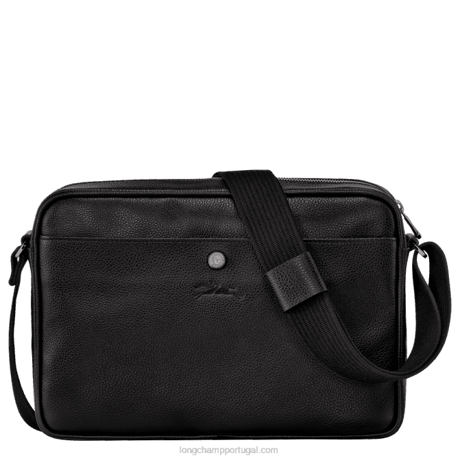 Longchamp 6DPZ1119 preto homens Bolsa para câmera Le Foulonne m