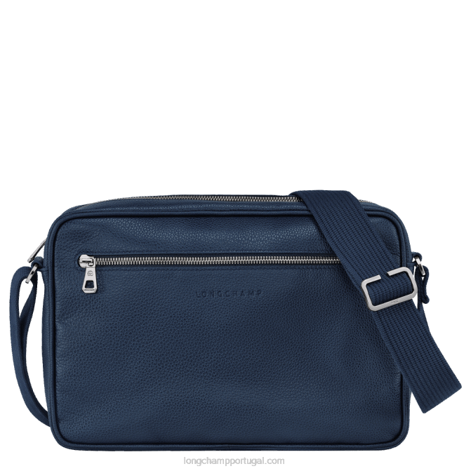 Longchamp 6DPZ1120 marinha homens Bolsa para câmera Le Foulonne m