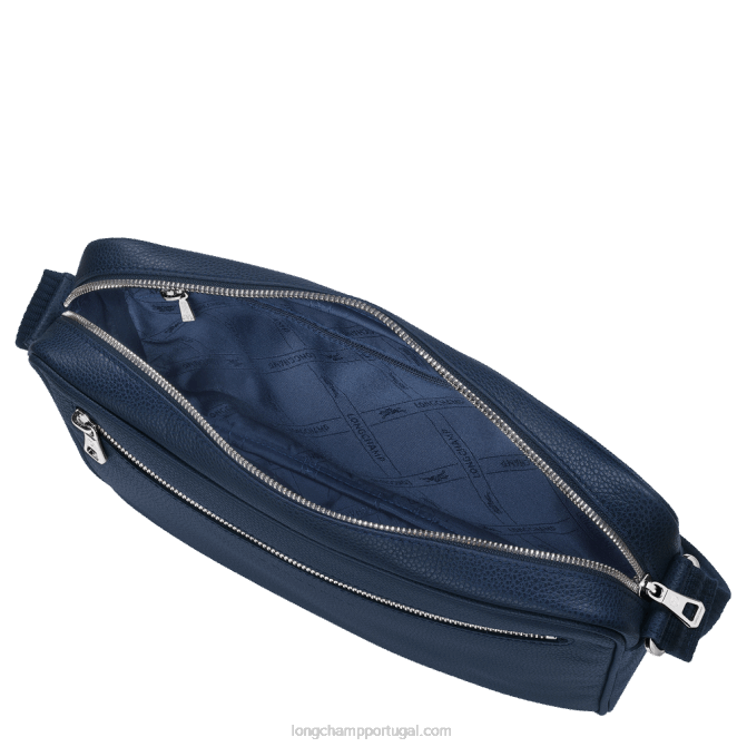 Longchamp 6DPZ1120 marinha homens Bolsa para câmera Le Foulonne m