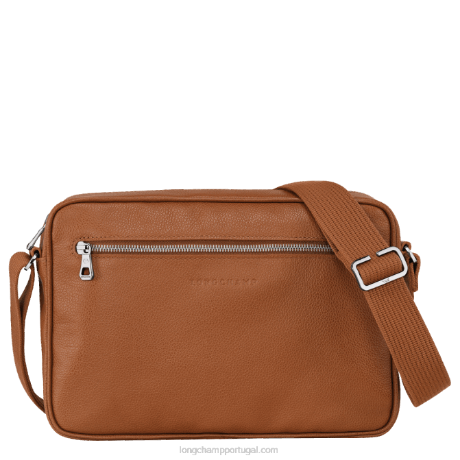 Longchamp 6DPZ1121 caramelo homens Bolsa para câmera Le Foulonne m