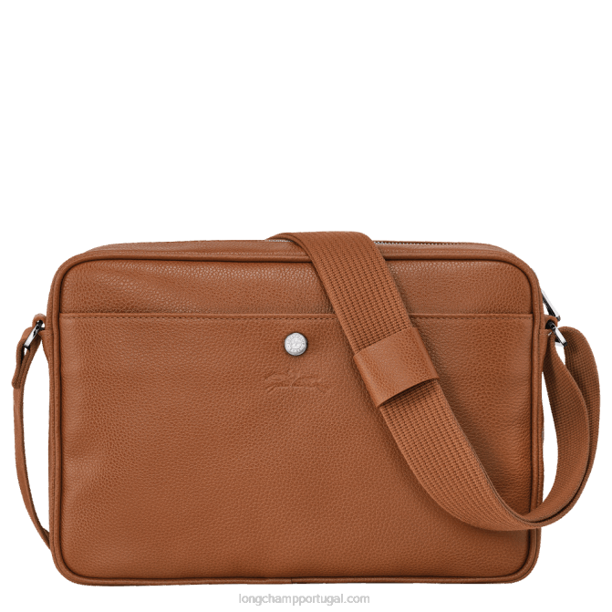 Longchamp 6DPZ1121 caramelo homens Bolsa para câmera Le Foulonne m