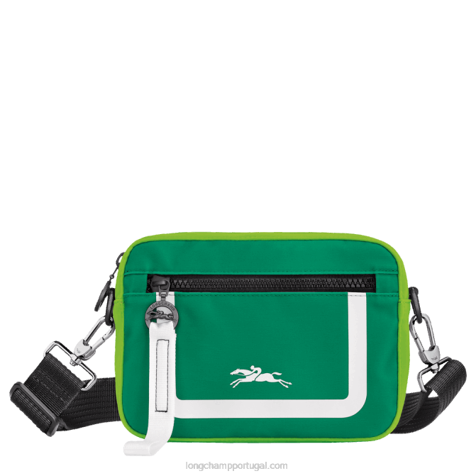 Longchamp 6DPZ334 grama/luz verde homens bolsa para câmera le pliage collection s