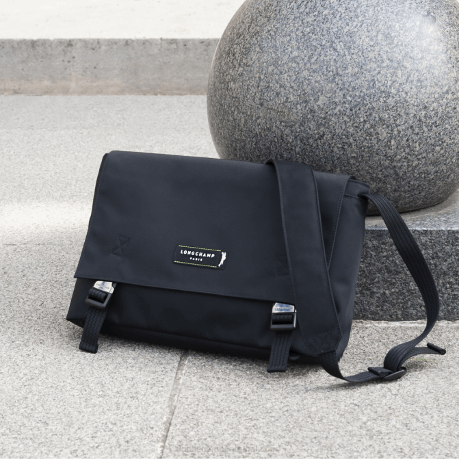 Longchamp 6DPZ339 preto homens bolsa tiracolo le pliage energy l