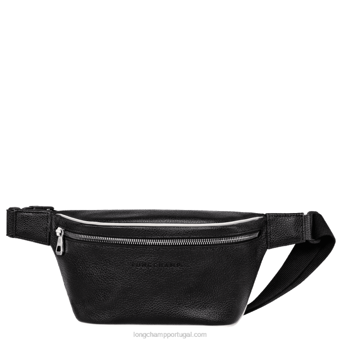 Longchamp 6DPZ460 Preto branco homens bolsa de cintura lefolonne