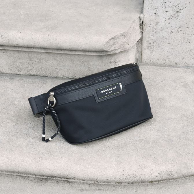 Longchamp 6DPZ461 preto homens bolsa de cintura le pliage energy