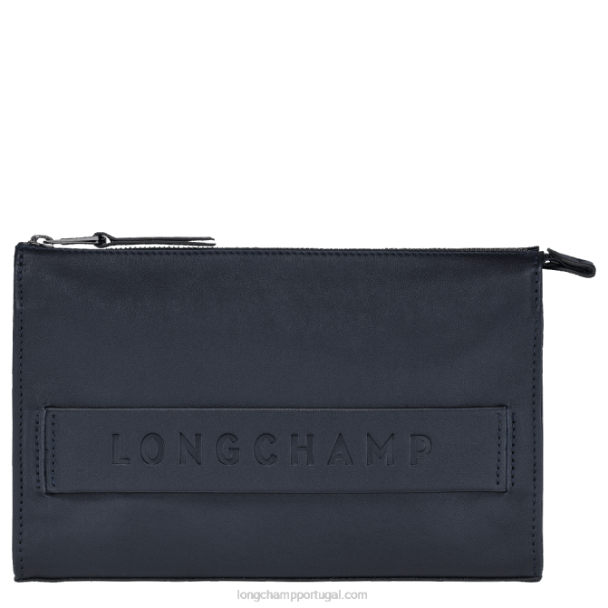 Longchamp 6DPZ13 azul da meia noite homens bolsa 3d