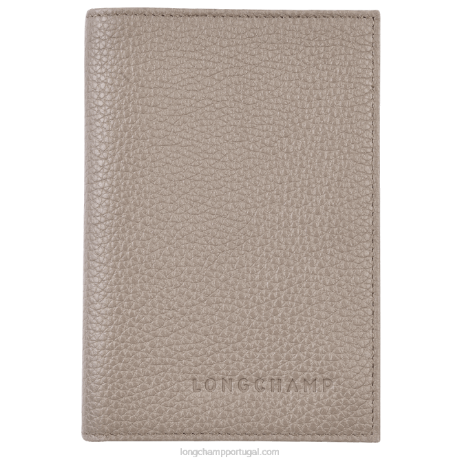 Longchamp 6DPZ728 rola homens Capa para passaporte Le Foulonne