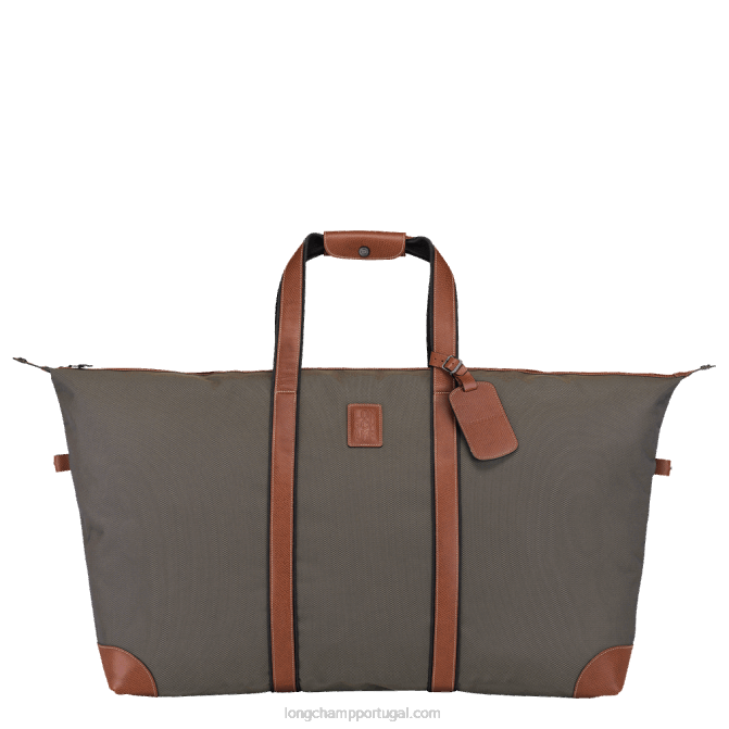 Longchamp 6DPZ766 marrom homens mala de viagem boxford l