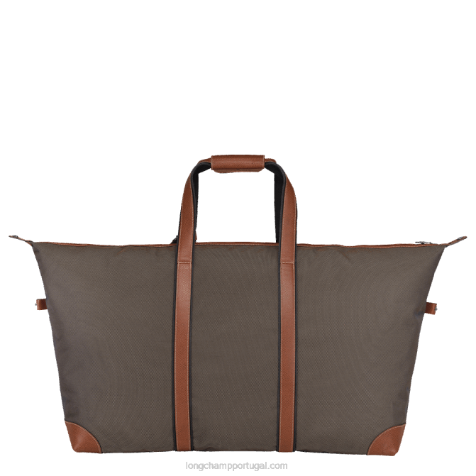 Longchamp 6DPZ766 marrom homens mala de viagem boxford l