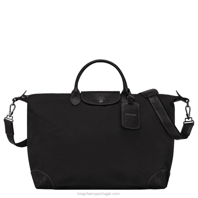Longchamp 6DPZ768 preto homens bolsa de viagem boxford s