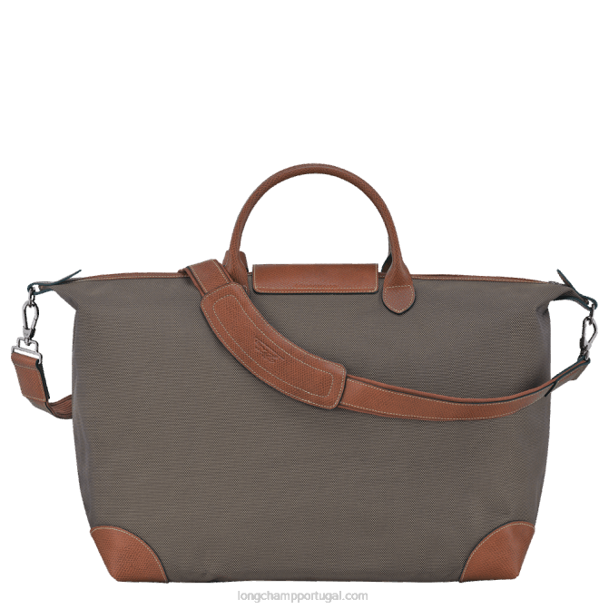 Longchamp 6DPZ769 marrom homens bolsa de viagem boxford s