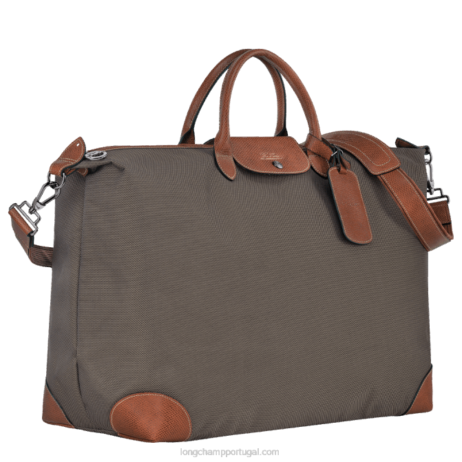 Longchamp 6DPZ772 marrom homens mala de viagem boxford m