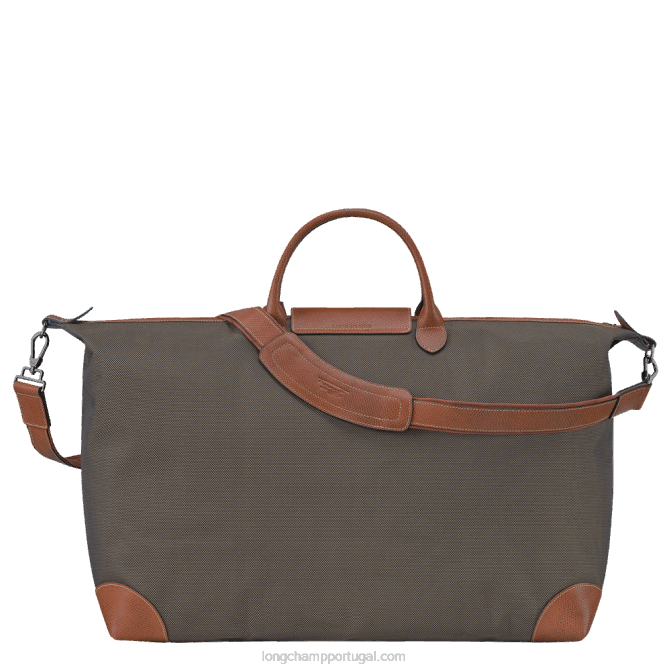 Longchamp 6DPZ772 marrom homens mala de viagem boxford m