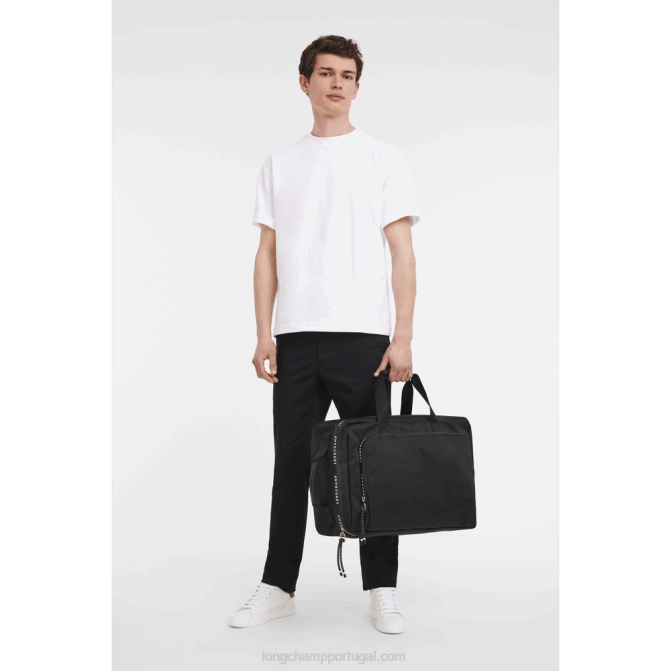 Longchamp 6DPZ779 preto homens bolsa de viagem le pliage energy s