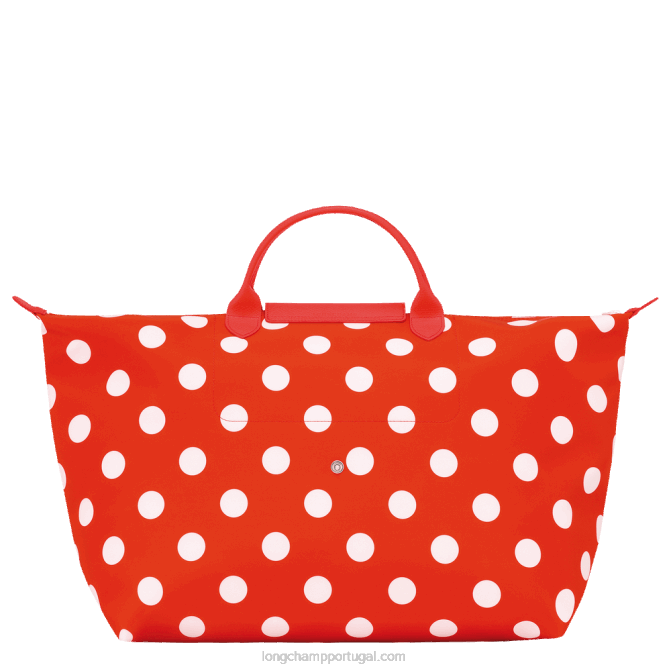 Longchamp 6DPZ782 laranja homens mala de viagem coleção le pliage s