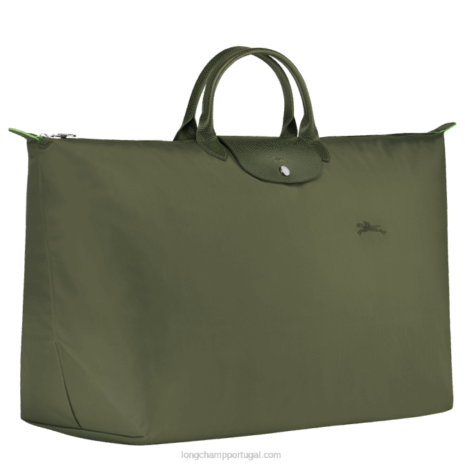 Longchamp 6DPZ794 floresta homens mala de viagem verde le pliage m