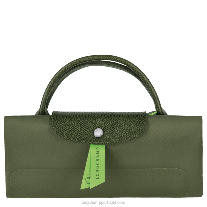 Longchamp 6DPZ794 floresta homens mala de viagem verde le pliage m