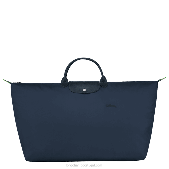 Longchamp 6DPZ797 marinha homens mala de viagem verde le pliage m