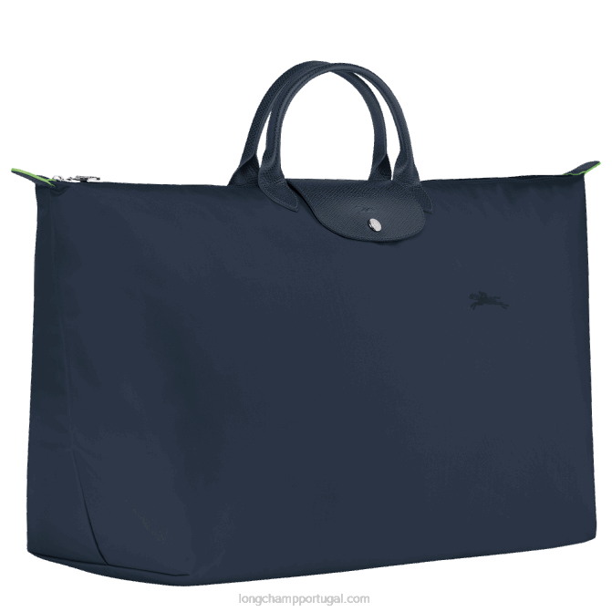 Longchamp 6DPZ797 marinha homens mala de viagem verde le pliage m