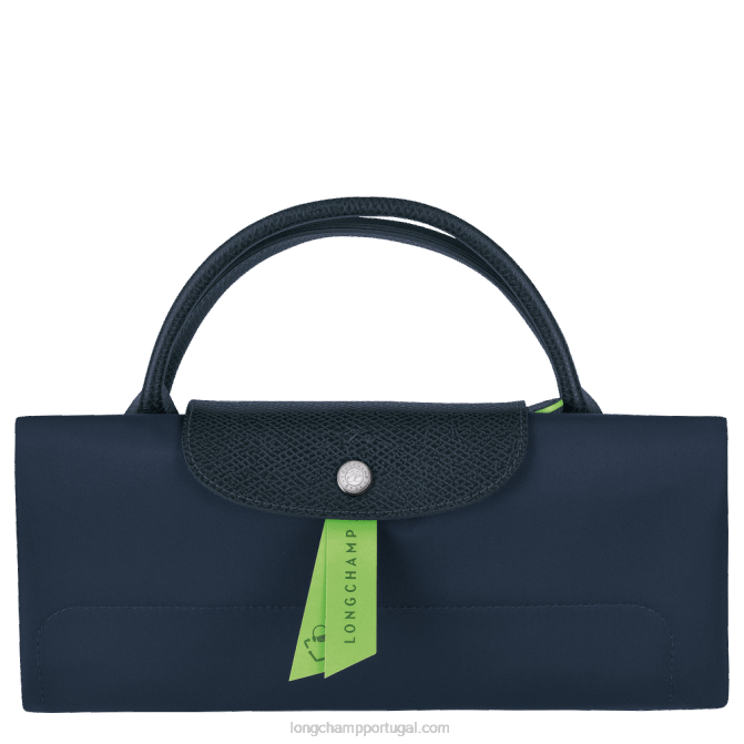 Longchamp 6DPZ797 marinha homens mala de viagem verde le pliage m