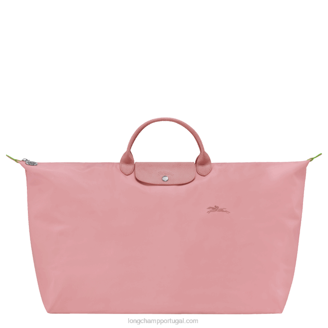 Longchamp 6DPZ799 pétala rosa homens mala de viagem verde le pliage m