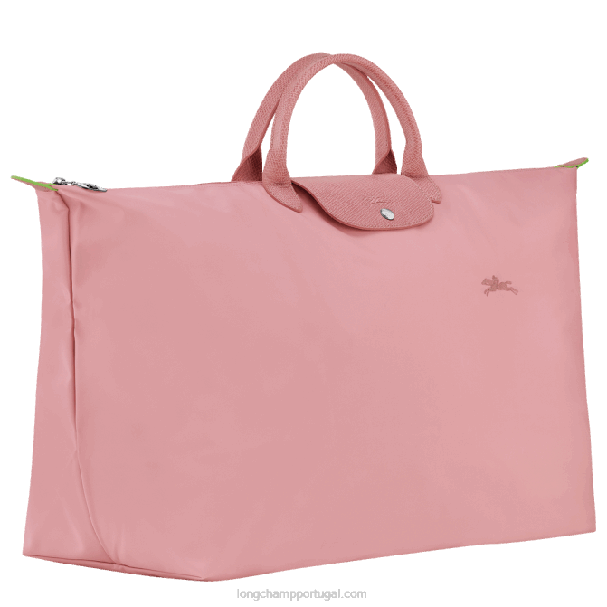 Longchamp 6DPZ799 pétala rosa homens mala de viagem verde le pliage m