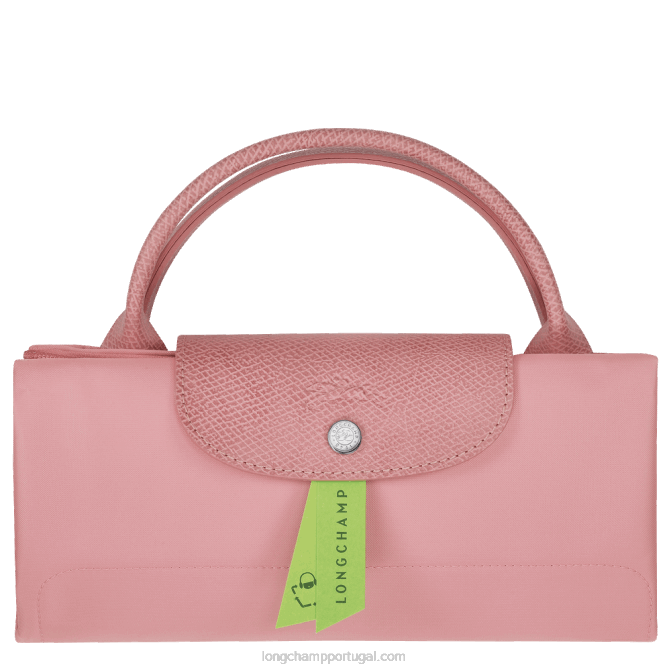 Longchamp 6DPZ799 pétala rosa homens mala de viagem verde le pliage m