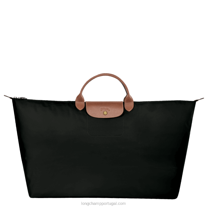 Longchamp 6DPZ812 preto homens mala de viagem original le pliage m