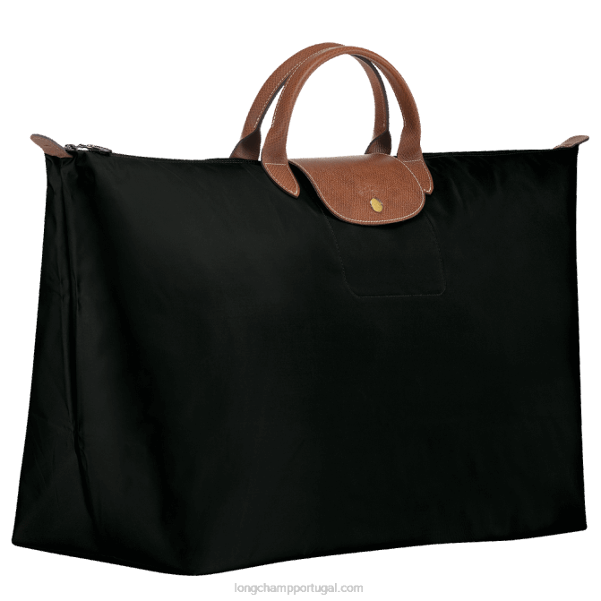 Longchamp 6DPZ812 preto homens mala de viagem original le pliage m