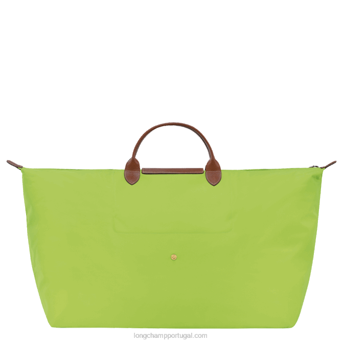 Longchamp 6DPZ813 luz verde homens mala de viagem original le pliage m