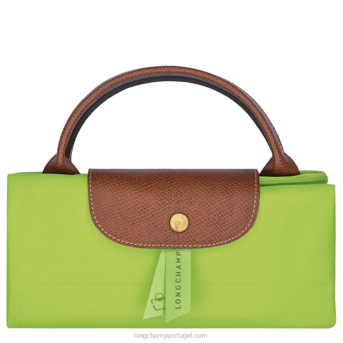 Longchamp 6DPZ813 luz verde homens mala de viagem original le pliage m