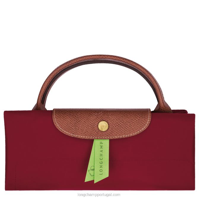 Longchamp 6DPZ814 vermelho homens mala de viagem original le pliage m