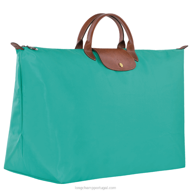 Longchamp 6DPZ816 turquesa homens mala de viagem original le pliage m