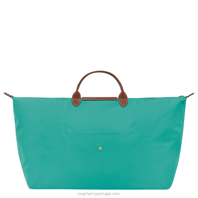 Longchamp 6DPZ816 turquesa homens mala de viagem original le pliage m