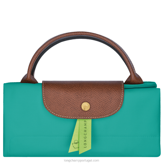 Longchamp 6DPZ816 turquesa homens mala de viagem original le pliage m