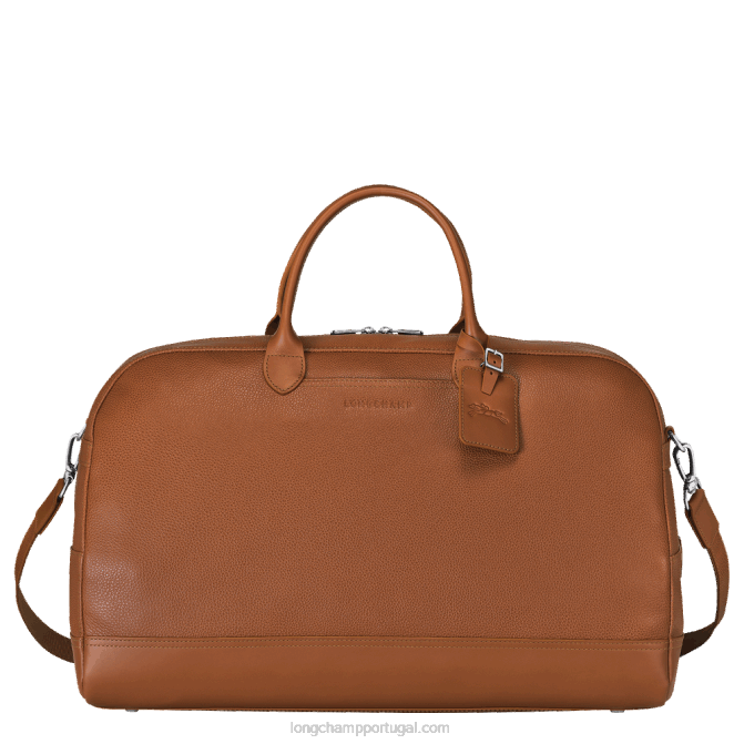 Longchamp 6DPZ825 caramelo homens bolsa de viagem Le Foulonne m