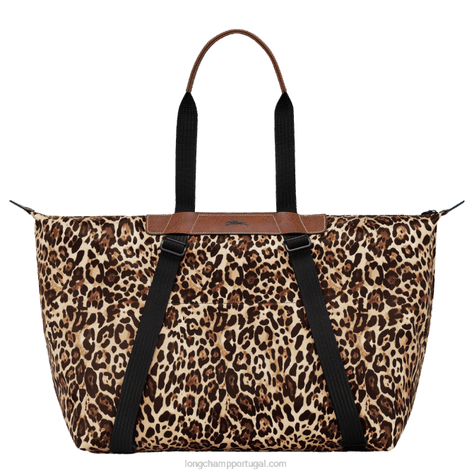 Longchamp 6DPZ831 estampa de pantera homens bolsa de viagem / mochila x d\'heygere
