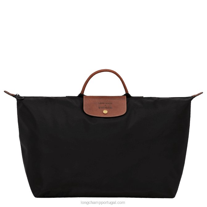 Longchamp 6DPZ832 preto homens bolsa de viagem / mochila x d'heygere