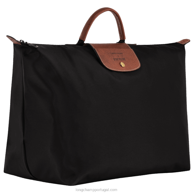 Longchamp 6DPZ832 preto homens bolsa de viagem / mochila x d\'heygere